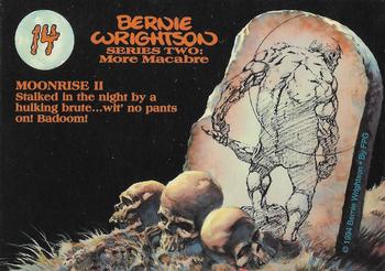 1994 FPG Bernie Wrightson II #14 Moonrise II Back