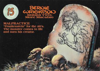 1994 FPG Bernie Wrightson II #15 Malpractice Back