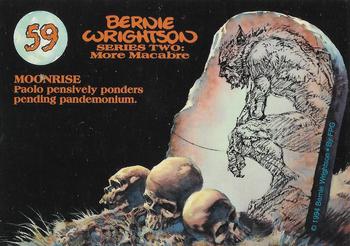 1994 FPG Bernie Wrightson II #59 Moonrise Back