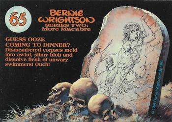 1994 FPG Bernie Wrightson II #65 Guess Ooze Coming to Dinner? Back