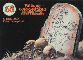 1994 FPG Bernie Wrightson II #68 C-Section Back