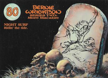 1994 FPG Bernie Wrightson II #80 Night Surf Back