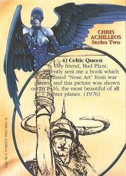 1994 FPG Chris Achilleos II #4 Celtic Queen Back
