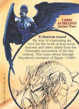 1994 FPG Chris Achilleos II #5 Hareem Guard Back