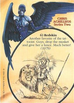 1994 FPG Chris Achilleos II #6 Redskin Back