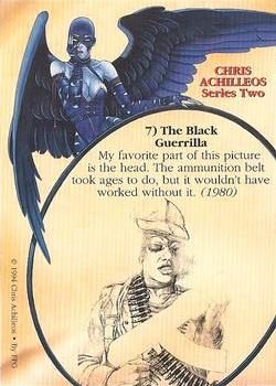 1994 FPG Chris Achilleos II #7 The Black Guerrilla Back