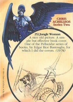 1994 FPG Chris Achilleos II #25 Jungle Woman Back