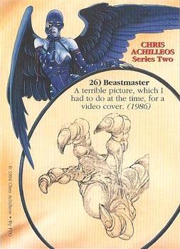 1994 FPG Chris Achilleos II #26 Beastmaster Back