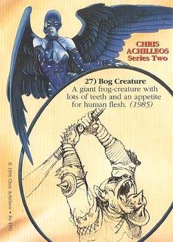 1994 FPG Chris Achilleos II #27 Bog Creature Back