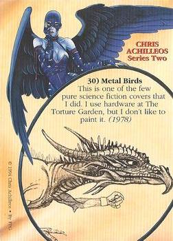 1994 FPG Chris Achilleos II #30 Metal Birds Back