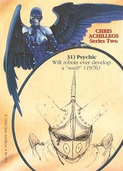 1994 FPG Chris Achilleos II #31 Psychic Back