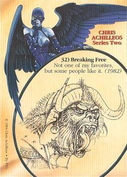 1994 FPG Chris Achilleos II #32 Breaking Free Back