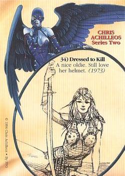 1994 FPG Chris Achilleos II #34 Dressed to Kill Back