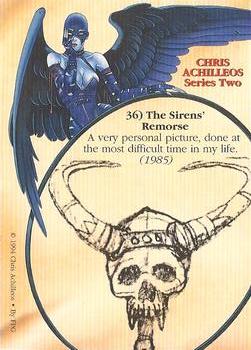 1994 FPG Chris Achilleos II #36 The Sirens' Remorse Back