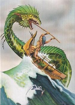 1994 FPG Chris Achilleos II #50 Sea Serpent Front