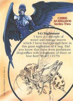 1994 FPG Chris Achilleos II #54 Nightmare Back