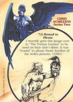 1994 FPG Chris Achilleos II #73 Bound to Please Back