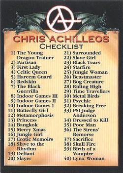 1994 FPG Chris Achilleos II #90 Chris Achilleos Checklist Front
