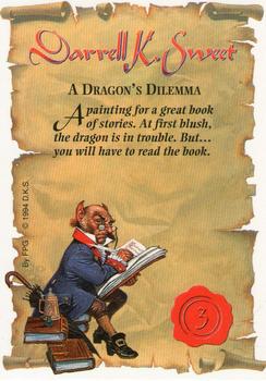 1994 FPG Darrell K. Sweet #3 A Dragon's Dilemma Back
