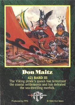 1994 FPG Don Maitz #42 Bard III Back