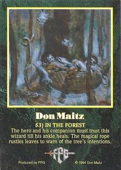 1994 FPG Don Maitz #53 In the Forest Back