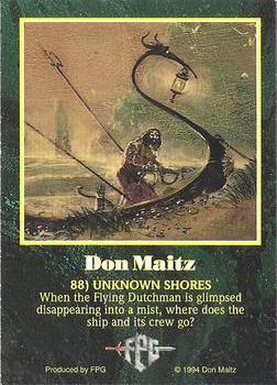 1994 FPG Don Maitz #88 Unknown Shores Back