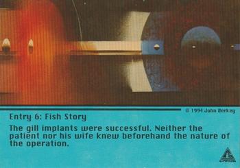 1994 FPG John Berkey #6 Fish Story Back