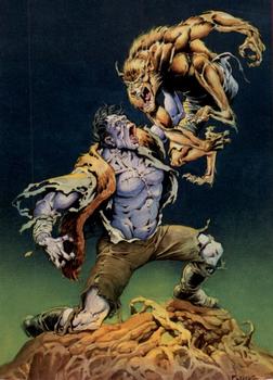 1994 FPG Mike Ploog #1 Werewolf vs. Frankenstein Front