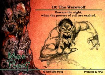 1994 FPG Mike Ploog #10 The Werewolf Back