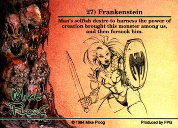 1994 FPG Mike Ploog #27 Frankenstein Back