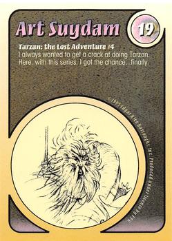 1995 FPG Art Suydam #19 Tarzan: the Lost Adventure #4 Back