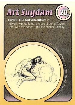 1995 FPG Art Suydam #20 Tarzan: the Lost Adventure #3 Back