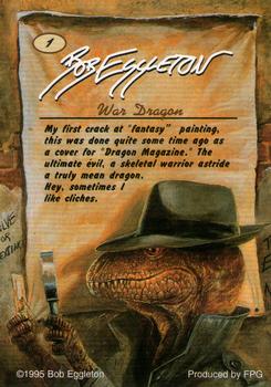 1995 FPG Bob Eggleton #1 War Dragon Back