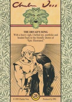 1995 FPG Charles Vess #20 The Dryad's Song Back