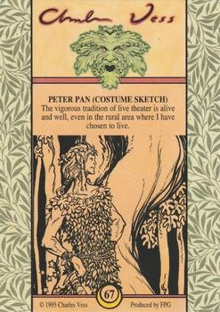1995 FPG Charles Vess #67 Peter Pan (Costume Sketch) Back