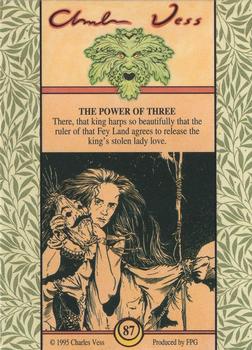 1995 FPG Charles Vess #87 The Power of Three Back