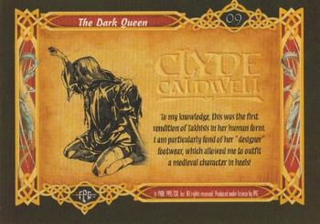 1995 FPG Clyde Caldwell #9 The Dark Queen Back