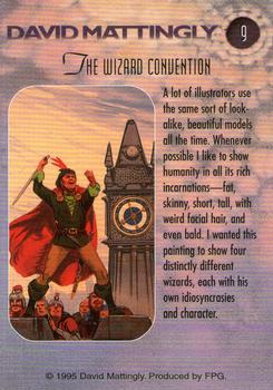 1995 FPG David Mattingly #9 The Wizard Convention Back