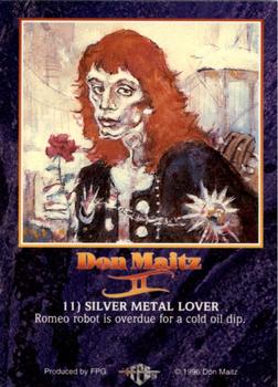 1996 FPG Don Maitz II #11 Silver Metal Lover Back