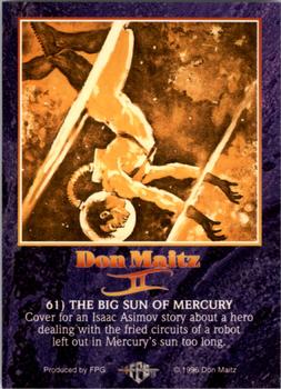 1996 FPG Don Maitz II #61 The Big Sun of Mercury Back
