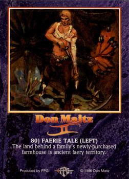 1996 FPG Don Maitz II #80 Faerie Tale (Left) Back