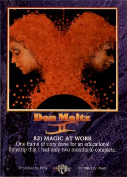 1996 FPG Don Maitz II #82 Magic at Work Back