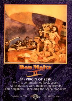 1996 FPG Don Maitz II #84 Virgin of Zesh Back