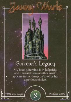 1996 FPG Janny Wurts #8 Sorcerer's Legacy Back