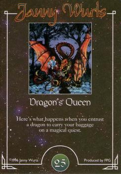 1996 FPG Janny Wurts #25 Dragon's Queen Back