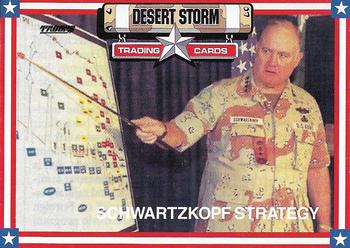 1991-92 Spectra Star Desert Storm Troops #105 Schwarzkopf Strategy Front