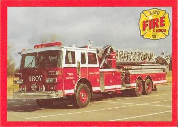 1991 Kayo Fire Engines #3 Aerial, Troy, NY Front