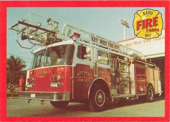 1991 Kayo Fire Engines #4 Ladder 1, Key West, FL Front