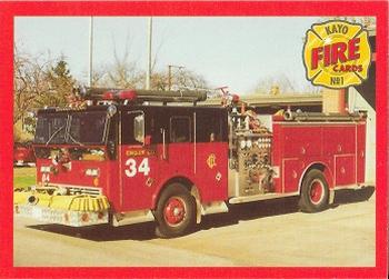 1991 Kayo Fire Engines #7 Engine 34, Chicago, II Front
