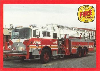 1991 Kayo Fire Engines #13 Ladder 9, New York, NY Front